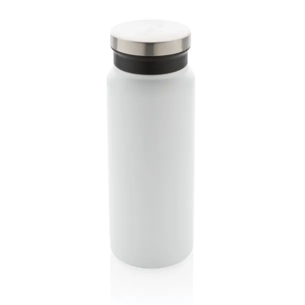  RCS Recycled stainless steel vacuum bottle 600ML - XD Collection White 