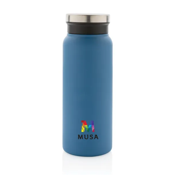  RCS Recycled stainless steel vacuum bottle 600ML - XD Collection blue 