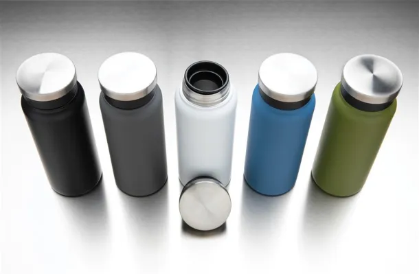  RCS Recycled stainless steel vacuum bottle 600ML - XD Collection Plava