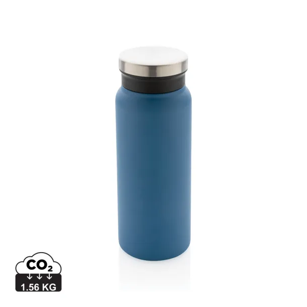  RCS Recycled stainless steel vacuum bottle 600ML - XD Collection blue 