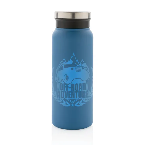  RCS Recycled stainless steel vacuum bottle 600ML - XD Collection blue 