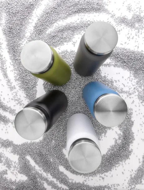  RCS Recycled stainless steel vacuum bottle 600ML - XD Collection Plava