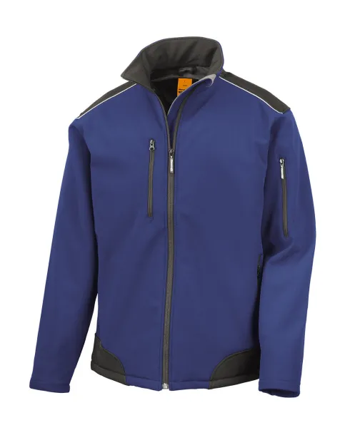  Ripstop radna softshell jakna - Result Work-Guard Royal Crna