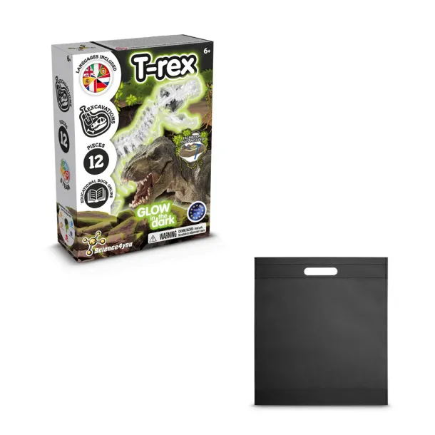 Fossil Excavation Kit IV Educational game supplied with a non-woven gift bag (80 g/m²) Black