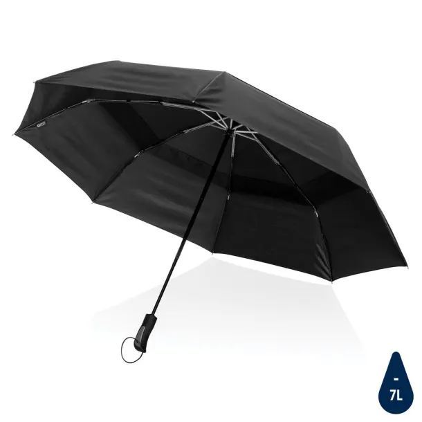  Swiss Peak Aware™ Tornado 27” pocket storm umbrella - Swiss Peak Black 