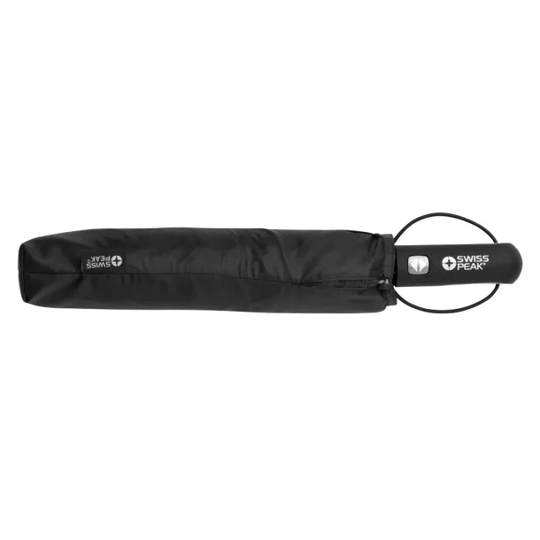  Swiss Peak Aware™ Tornado 27” pocket storm umbrella - Swiss Peak Black 