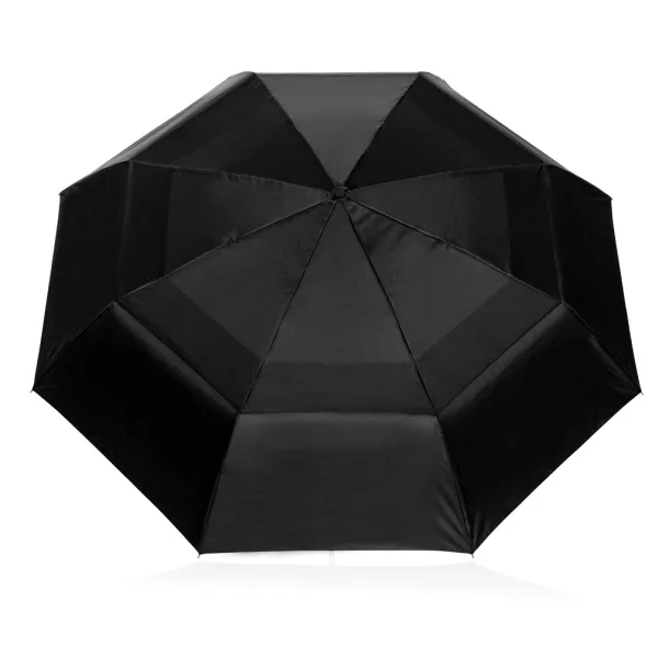  Swiss Peak Aware™ Tornado 27” pocket storm umbrella - Swiss Peak Black 