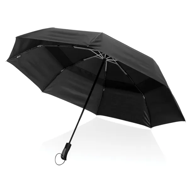  Swiss Peak Aware™ Tornado 27” pocket storm umbrella - Swiss Peak Black 