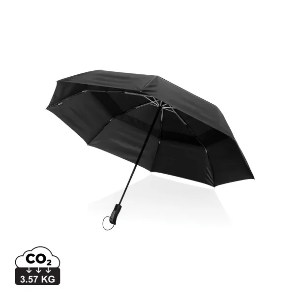  Swiss Peak Aware™ Tornado 27” pocket storm umbrella - Swiss Peak Black 