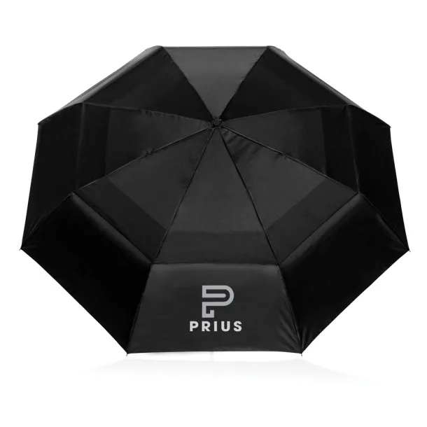  Swiss Peak Aware™ Tornado 27” pocket storm umbrella - Swiss Peak Black 