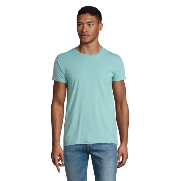 CRUSADER MEN TSHIRT-150g heather light green