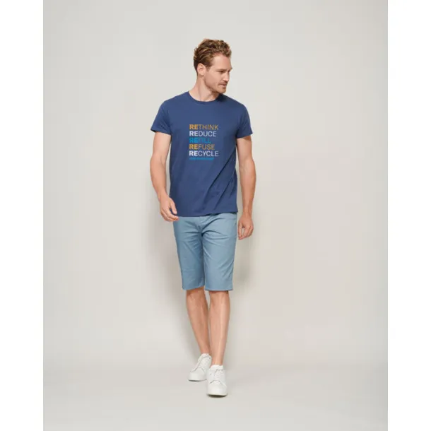 CRUSADER MEN TSHIRT-150g Aqua