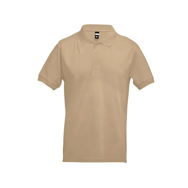 ADAM Men's polo shirt Light brown