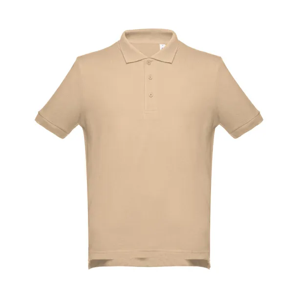 ADAM Men's polo shirt Light brown