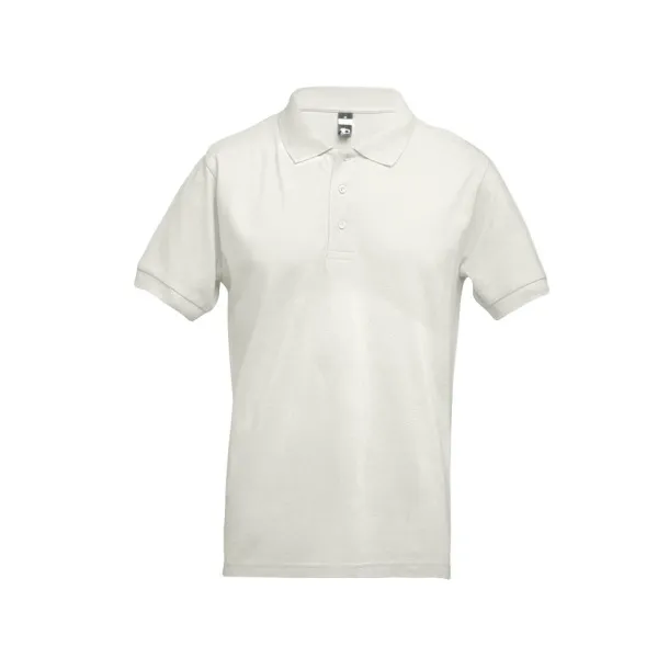 ADAM Men's polo shirt Pastel white