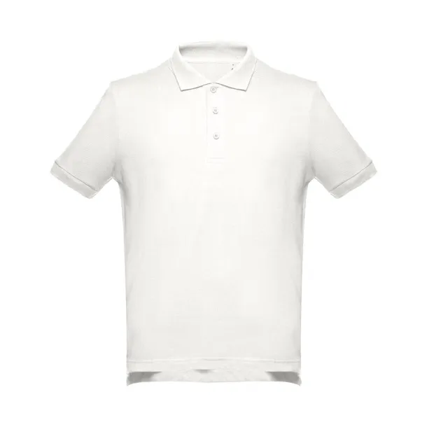 ADAM Men's polo shirt Pastel white