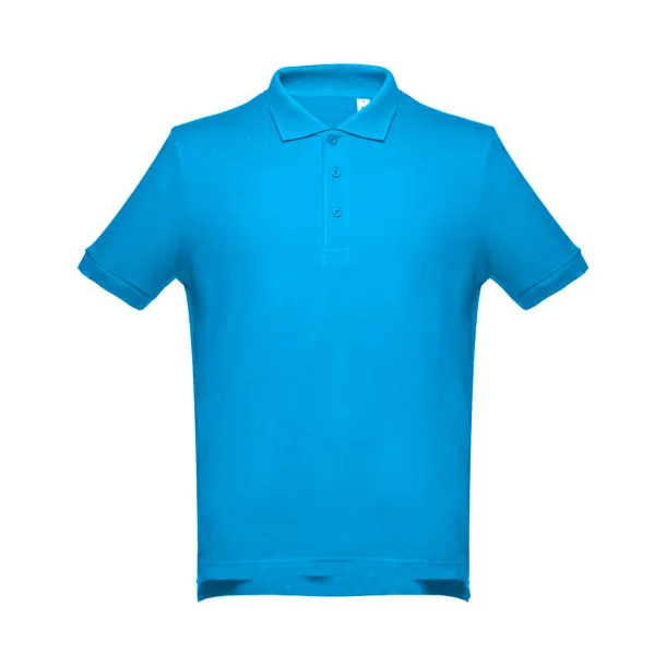 ADAM Men's polo shirt Acqua blue