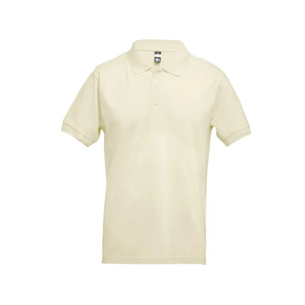 ADAM Men's polo shirt Pastel yellow