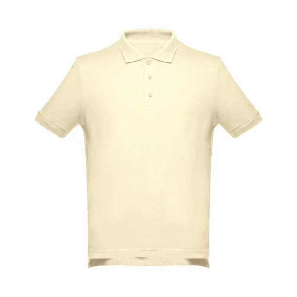 ADAM Men's polo shirt Pastel yellow