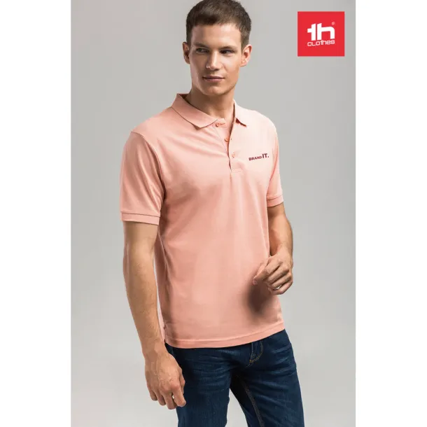 ADAM Men's polo shirt Salmon