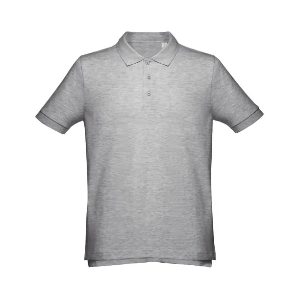 ADAM Men's polo shirt Heather light grey