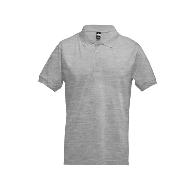 ADAM Men's polo shirt Heather light grey