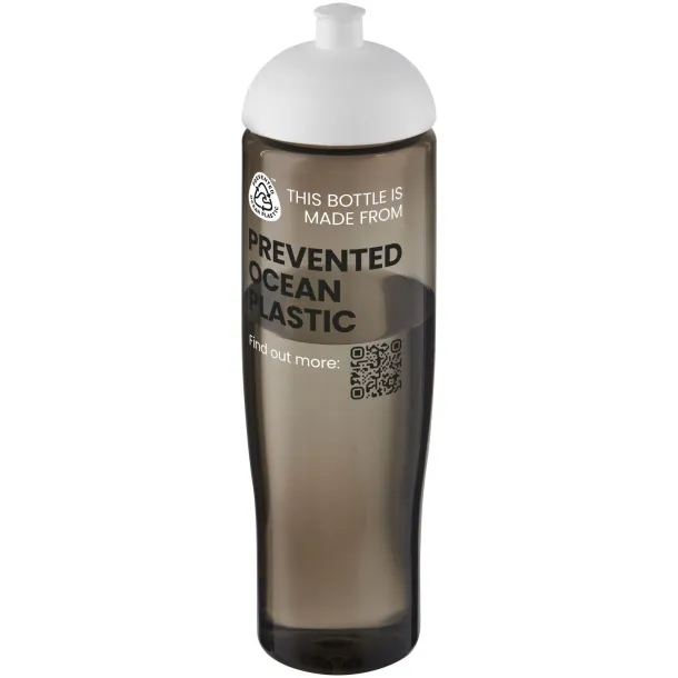 H2O Active® Eco Tempo sportska boca s okruglim poklopcem, 700 ml Bijela Ugljen