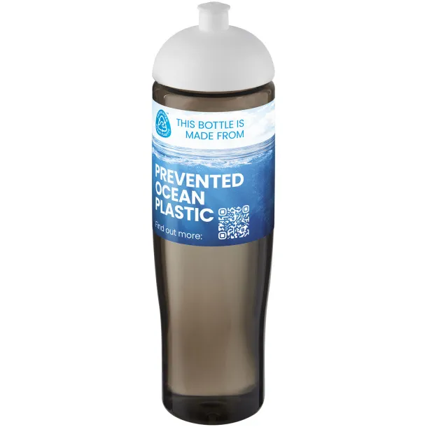 H2O Active® Eco Tempo 700 ml dome lid sport bottle - Unbranded White Charcoal