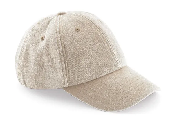  Low Profile Vintage Cap - Beechfield Vintage Stone