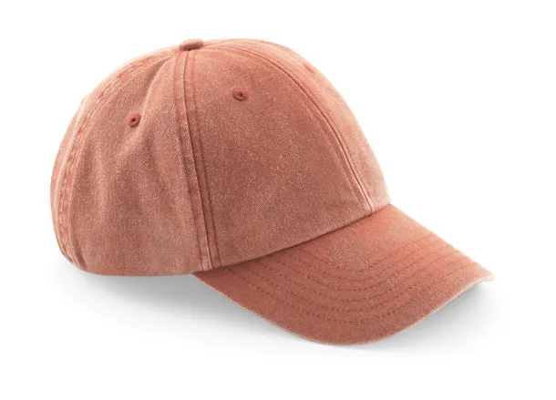  Low Profile Vintage Cap - Beechfield Vintage Orange