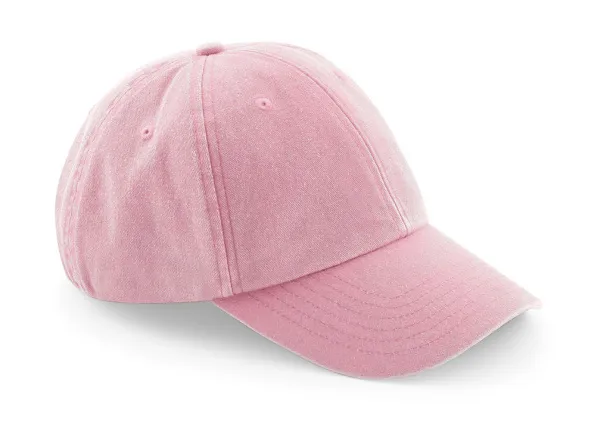  Low Profile Vintage Cap - Beechfield Vintage Dusky Pink