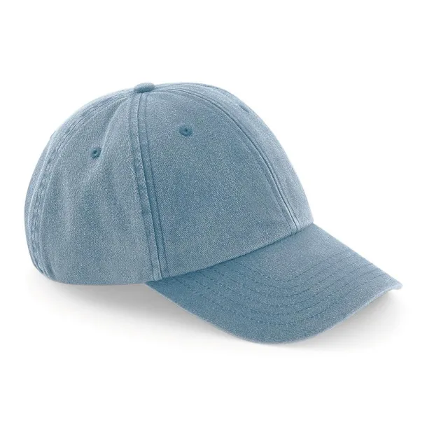  Low Profile Vintage Cap - Beechfield Vintage Light Denim