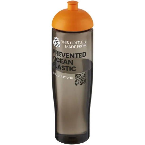 H2O Active® Eco Tempo 700 ml dome lid sport bottle Orange Charcoal