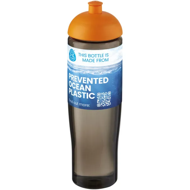 H2O Active® Eco Tempo 700 ml dome lid sport bottle Orange Charcoal