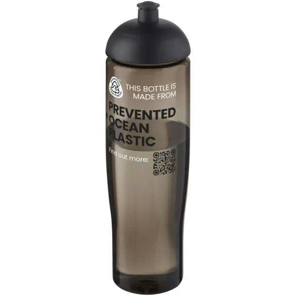 H2O Active® Eco Tempo 700 ml dome lid sport bottle Solid black Charcoal