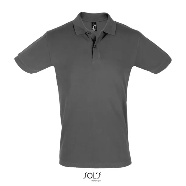 PERFECT MEN Muška Polo majica - 180g Tamno siva