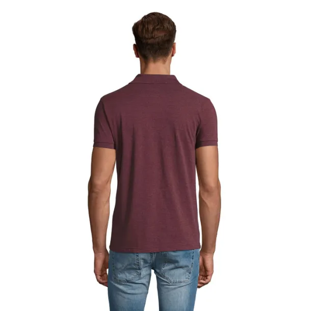 PERFECT MEN Muška Polo majica - 180g Heather Oxblood