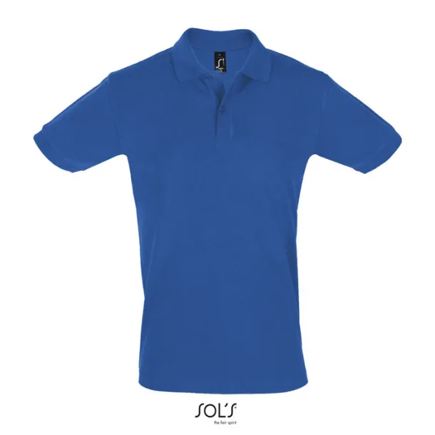 PERFECT MEN POLO-180g Royal blue