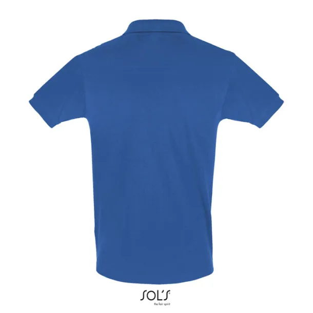 PERFECT MEN POLO-180g Royal blue