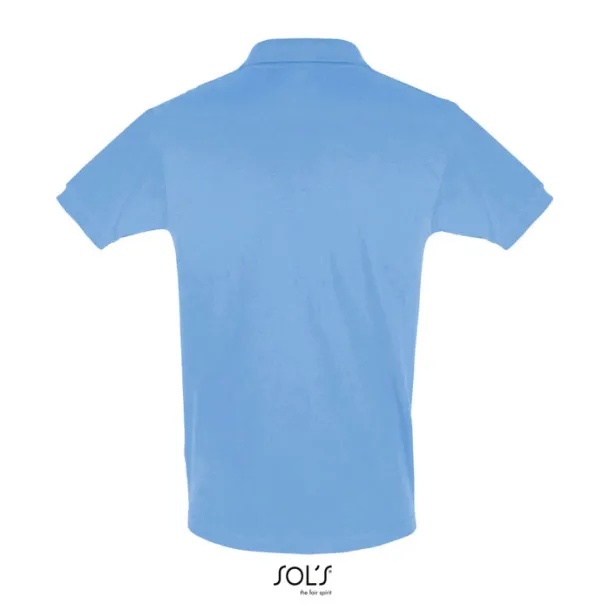 PERFECT MEN POLO-180g Sky blue