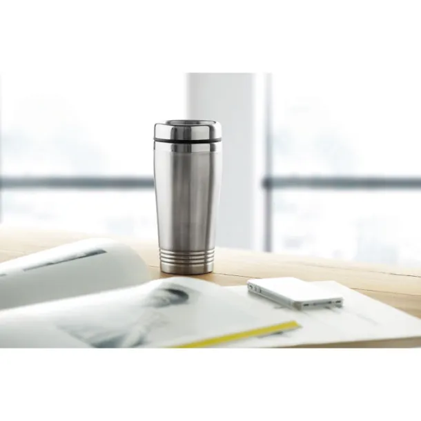 RODEODRIVE Double wall travel cup Matt Silver