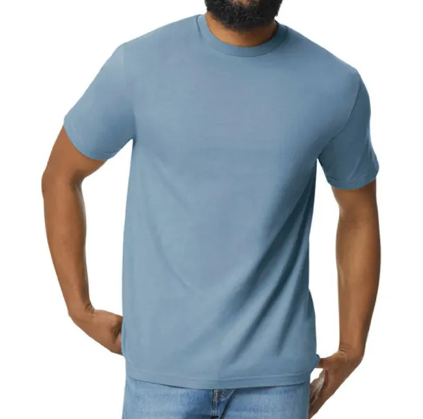  Softstyle Midweight Adult T-Shirt - Gildan Stone Blue