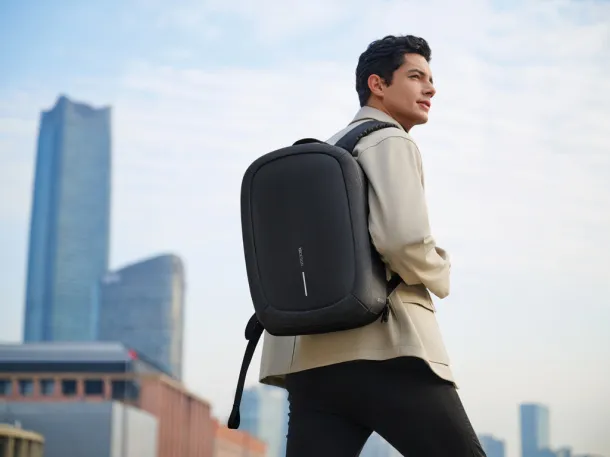  Bobby Edge ruksak, 16" - XD Design Crna Siva
