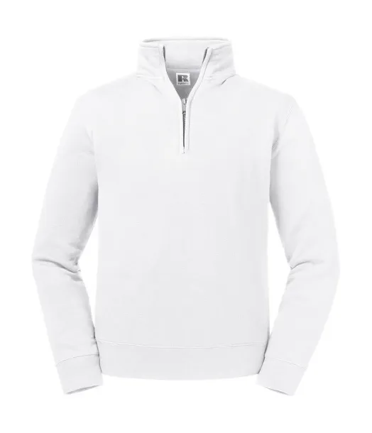  Authentic 1/4 Zip Sweat - Russell  Bijela