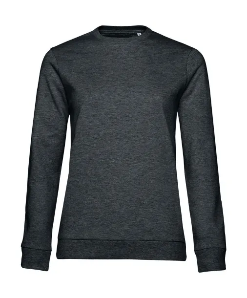  Ženski frotirni pulover, 280 g/m² - B&C Heather Asphalt