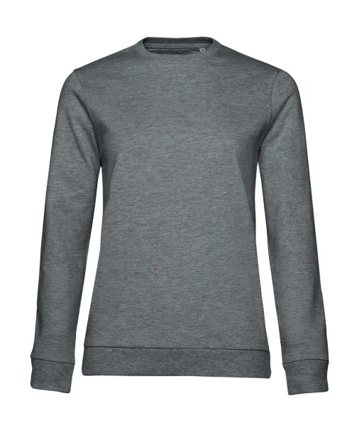  Ženski frotirni pulover, 280 g/m² - B&C Heather Mid Grey