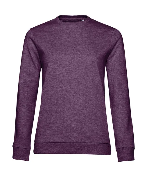  Ženski frotirni pulover, 280 g/m² - B&C Heather Purple