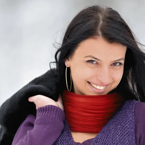  Face and neck cover Žuta