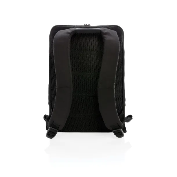  Swiss Peak USB ruksak s RFID zaštitom protiv krađe, 15" - Swiss Peak Crna
