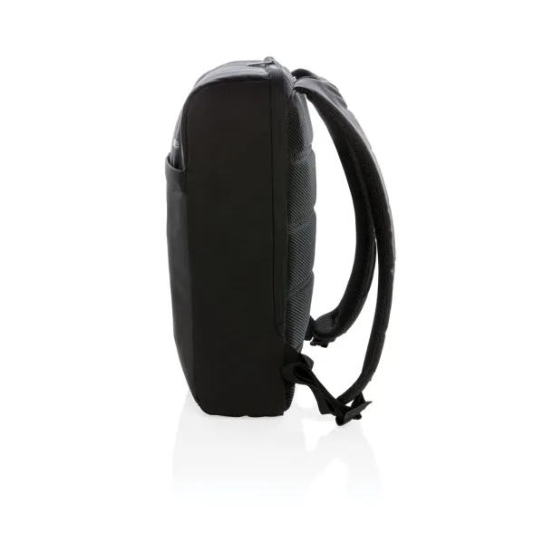  Swiss Peak 15" anti-theft RFID & USB backpack PVC free - Swiss Peak Black 